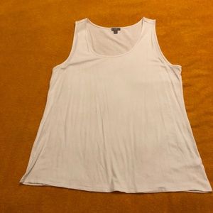 Ladies White Tank